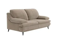 2er-Sofa Ferrara Stoff beige