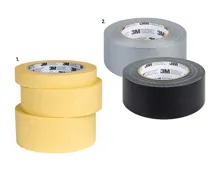 3M Flachkreppband, 3er Set/Klebeband