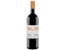 50 & 50 Merlot & Sangiovese Toscana (2021) – Rotwein, Italien (0.75l)