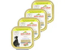 Almo Natural Hundefutter Huhn & Zucchini 4x 85g