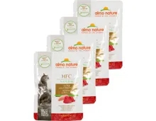 Almo Natural Katzenfutter HFC Thunfisch & Huhn 4x 55g