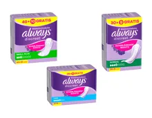 Always Discreet Einlagen Inkontin. + Gratis