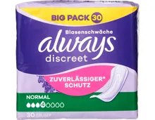 Always Discreet Inkontinenzeinlagen