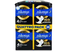 Always Ultra SecureNight Quattro 36 Stück