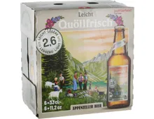 Appenzeller Bier Quöllfrisch Leicht 6x33cl