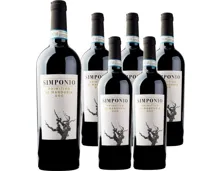 Apulien DOC Primitivo di Manduria Simponio Terra Nobile 6x 75cl (2021) – Rotwein, Italien (0.75l)