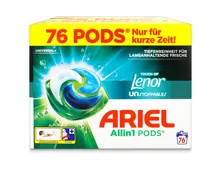 Ariel Pods TouchUnstopp,All-in-1, 2x38 Waschgänge