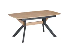 Ausziehtisch Halifax MDF Eiche furniert 160/200 x 76 x 95 cm