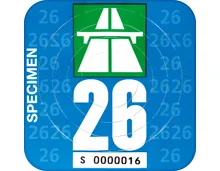 Autobahnvignette 2026