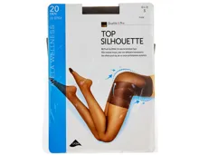 Avela Strumpfhose Top Silhouette Noir 8.5 - 9