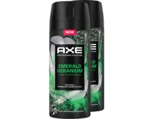 Axe Bodyspray Aero Emerald Geranium 2 x 150 ml