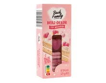 BACK FAMILY Macaron Dekore, Herz
