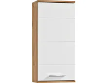Badhängeschrank Bergen Dekor Eiche Artisan weiss 35 x 74 x 22 cm