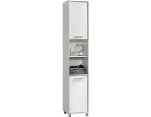 Badhochschrank Betty 3 Dekor weiss 35 x 191 x 34 cm