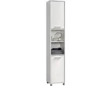 Badhochschrank Betty 3 Dekor weiss 35 x 191 x 34 cm