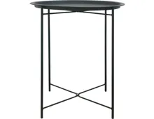 Beistelltisch Metall schwarz Ø 47 x 51 cm