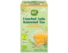 BIO Klassik Kräutertee, Fenchel-Anis-Kümmel