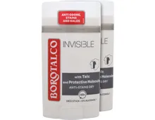 Borotalco Invisible Deo Stick 2 x 40 ml