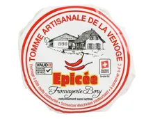 Bory Tomme de la Venoge épicée