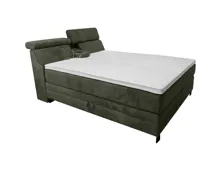 Boxspringbett Arrivo Stoff moos 160 x 200 cm, ohne Topper