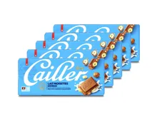 Cailler Milchschokolade Tafel mit Haselnüssen 5x100g