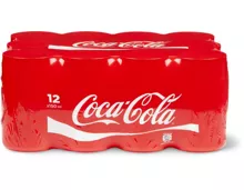 Coca-Cola Mini-Dosen im 12er-Pack, 12 x 15 cl