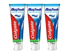 Colgate Max Fresh Cooling Crystals Zahnpasta 3x 75ml