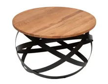 Couchtisch Orbis Eiche massiv 70 x 40 x 70 cm