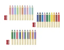 Crelando 3-in-1-Buntstifte, 10er-Set