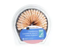 Crevettenring ASC gekocht mit Cocktailsauce