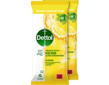 Dettol Allzwecktücher Limette + Minze 2 x 60 Tücher