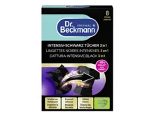 Dr.Beckmann Intensiv Schwarz Tücher 8 Stück