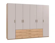 Drehtürenschrank Marcus Dekor kaschmir 270 x 208 x 58 cm