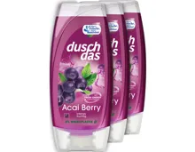 Duschdas Duschgel Acai Berry 3 x 225 ml