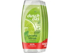 Duschdas Duschgel Limette & Minze 3 x 225 ml