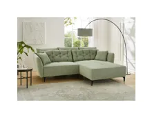 Ecksofa Oslo Stoff salbei