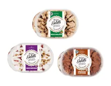Eis gestrudelt