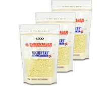 Emmentaler & Gruyère Reibkäse 3x 130g