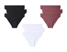 Esmara Gerippte Slips, 3er-Set