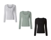 ESMARA Geripptes Langarmshirt