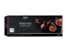 Feigen in dunkler Schokolade