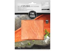 Fine Food Wildlachs aus Kanada geräuchert MSC