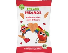 Freche Freunde Waffel-Herzchen Apfel-Erdbeere bio