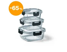 Frischhaltebehälter quadratisch 3er-Set