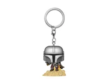 Funko POP Keychain: Mandalorian- Mando w/Blaster