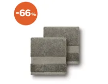 Gästehandtuch anthrazit 2 Stück