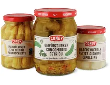 Gesamtes Condy-Essiggemüse- und -Antipasti-Sortiment
