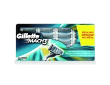 Gillette Mach3 Ersatz-Rasierklingen 3-klingig 20 Stück
