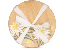 Glasuntersetzer Edelweiss