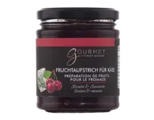 GOURMET Fruchtaufstrich für Käse, Kirsche-Rosmar.